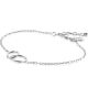 Zinzi armband paperclip 2 ronde schakels in elkaar - 235000