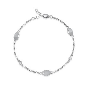 Swing jewels zilveren armband ovaaltjes en jasseron - 235160 Swing jewels zilveren armband ovaaltjes en jasseron - 235160