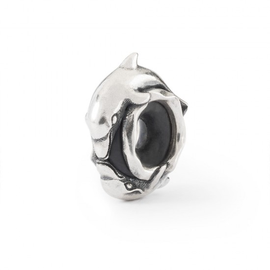 Trollbeads; Kus van de dolfijn stopper - 235258