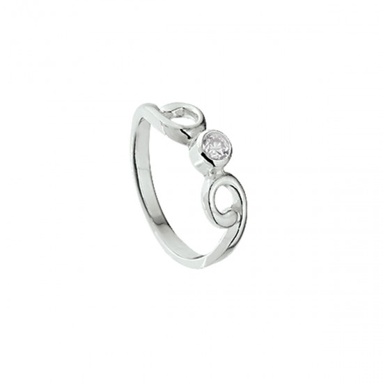 Zilveren ring zirconia - 235268