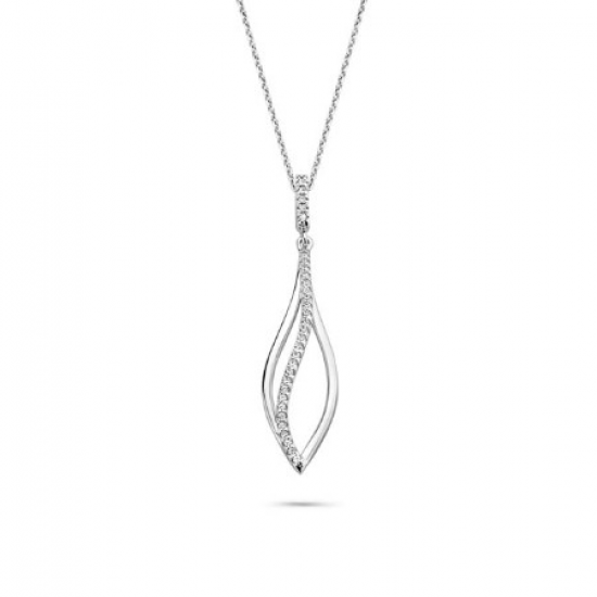 Rosa di luca hanger met zirconia en collier - 235273