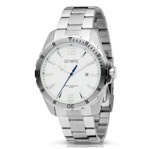 Olympic heren horloge met stalen band - 235320 Olympic heren horloge met stalen band - 235320