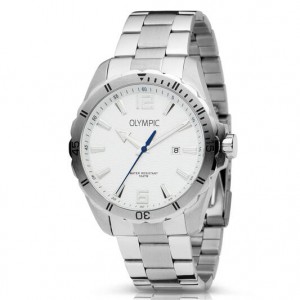 Olympic heren horloge met stalen band - 235320