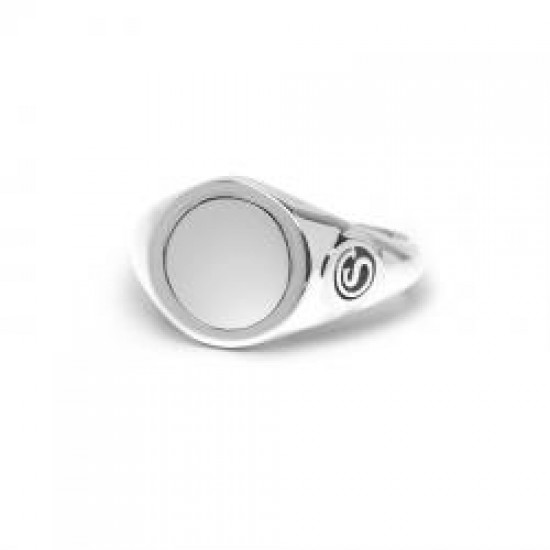 Silk ring signet monogram - 235447