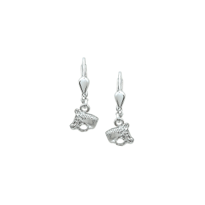 Zilver oorhangers paardenhoofd - 235518 Zilver oorhangers paardenhoofd - 235518