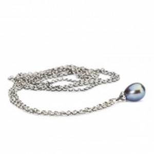 Trollbeads;collier met peacock parel 100cm - 235545