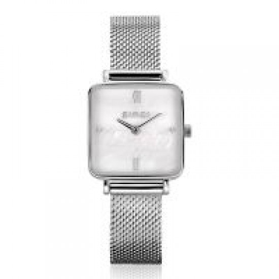 Zinzi watch mini zilverklleur met parelmoer plaat - 235554