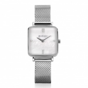 Zinzi watch mini zilverklleur met parelmoer plaat - 235554 Zinzi watch mini zilverklleur met parelmoer plaat - 235554