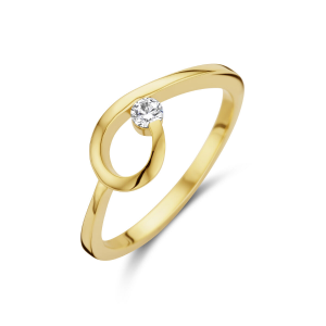 Gd. damesring zirkonia 17 3/4 - 235625 Gd. damesring zirkonia 17 3/4 - 235625