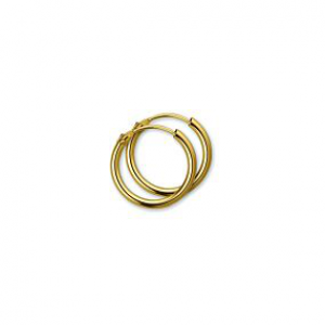 Gouden creooltje 17mm 1.8mm prijs per stuk - 235880 Gouden creooltje 17mm 1.8mm prijs per stuk - 235880