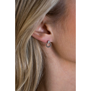 Zinzi oorstekers gedraaid open en zirconia - 235970