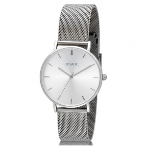 Olympic horloge staal met meshband - 236046 Olympic horloge staal met meshband - 236046