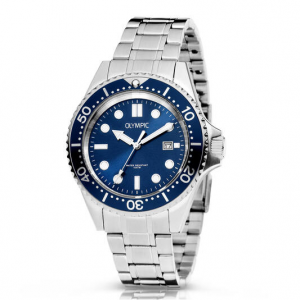 Olympic heren horloge stalen band - 236052