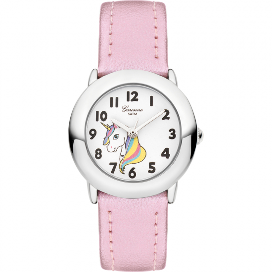 GAronne horloge met unicorn roze band - 236239