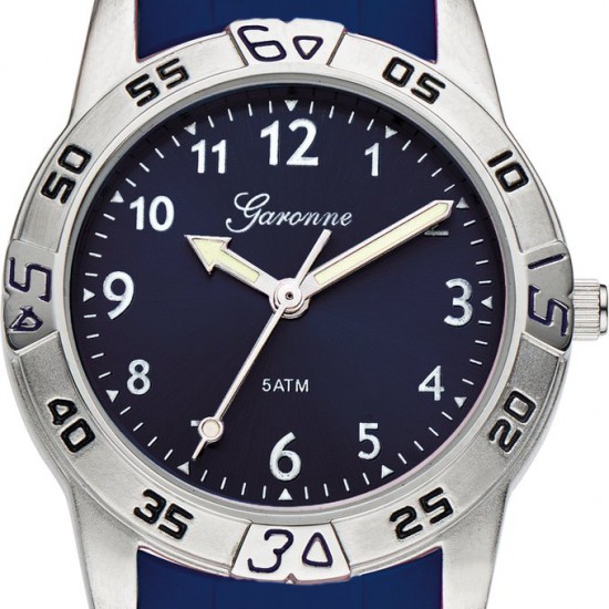 Garonne jongens horloge met blauwe plaat en band - 236243