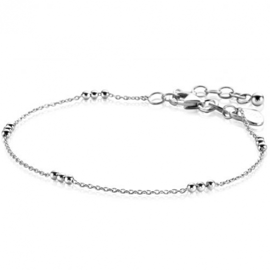 Zinzi zilveren armband fantasie met bolletjes - 2008410