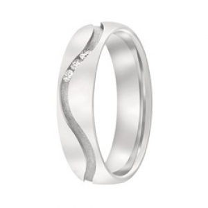 Aller spanninga zilveren relatie ring met 1x 0.015 P1 - 2008437 Aller spanninga zilveren relatie ring met 1x 0.015 P1 - 2008437