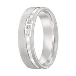 Aller spanninga zilveren relatie ring met 3x 0.01 P1 - 2008438 Aller spanninga zilveren relatie ring met 3x 0.01 P1 - 2008438