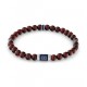 Tommy Hilfiger armband houten kralen op elastiek - 2008574