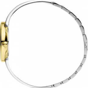 Danish design dames stalen bicolor horloge met open spang band - 2008581 Danish design dames stalen bicolor horloge met open spang band - 2008581