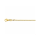 9k collier gourmette 4-zijdes geslepen 2,1 mm - 2010105