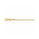 9k collier gourmette 4-zijdes geslepen 2,1 mm - 2010105