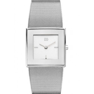 Danish design  dames horloge vierkant met milanese  band - 2008648