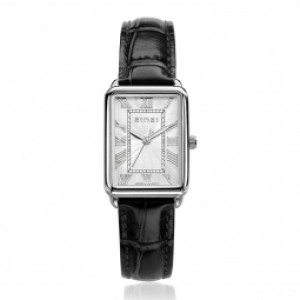 Zinzi horloge elegance 28mm witte wijzerplaat en zwarte band - 2008662 Zinzi horloge elegance 28mm witte wijzerplaat en zwarte band - 2008662