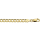 collier geslepen gourmette 4,8 mm 50 cm - 2008688