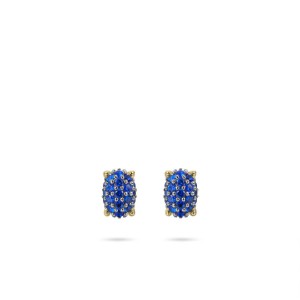 Zilveren verguld oorknopjes met blauwe zirconia - 2008785 Zilveren verguld oorknopjes met blauwe zirconia - 2008785