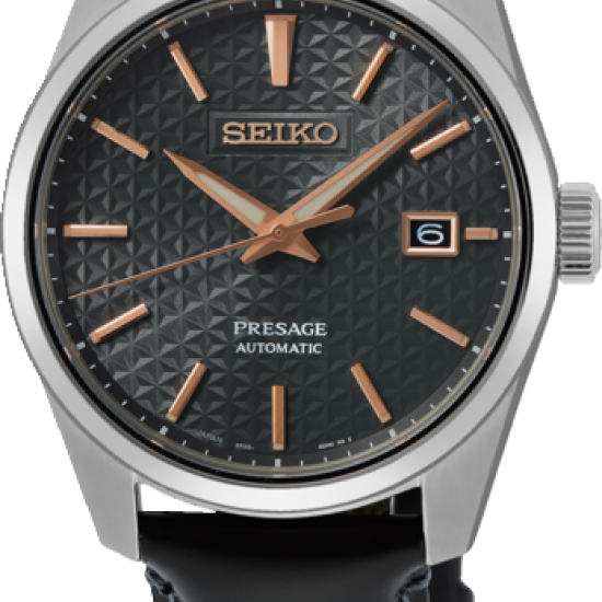 Seiko Presage heren horloge met rose accenten automaat 10bar - 2008816