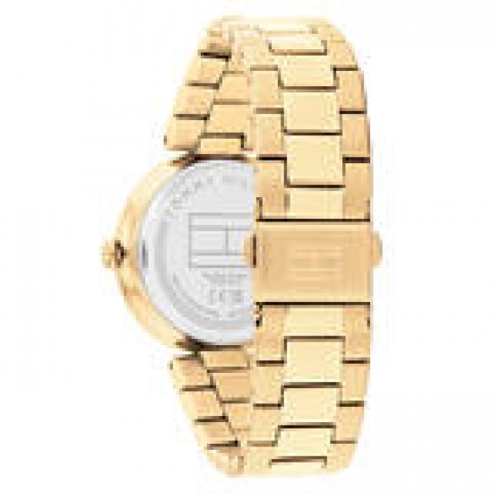 Tommy Hilfiger dames double horloge Alice bruine wijzerplaat met zirconia&#39;s in de lunette - 2008856