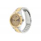 Tommy Hilfiger dames bicolor horloge Lexi bruine wijzerplaat met zirconia&#39;s in de lunette - 2008857