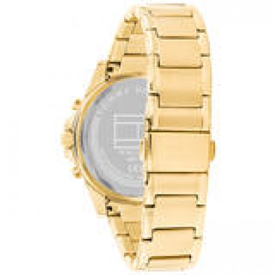 Tommy Hilfiger dames double horloge haven zwarte  wijzerplaat met zirconia&#39;s in de lunette - 2008858