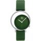 Danish Design horloge staal met lederen band - 2008929