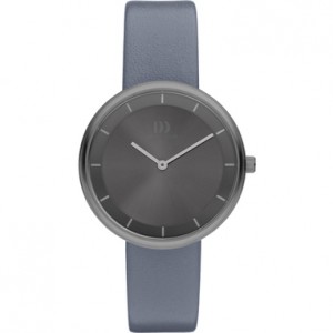Danish Design horloge staal met lederen band - 2008931 Danish Design horloge staal met lederen band - 2008931