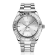 Zinzi zilveren horloge solaris zilveren wijzerplaat stalen band 36mm - 2008957