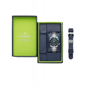 Seiko heren horloge Prospex automatic met staal en extra siliconen band - 2008986 Seiko heren horloge Prospex automatic met staal en extra siliconen band - 2008986