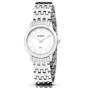 Olympic dames  horloge staal met stalen band - 2009128 Olympic dames  horloge staal met stalen band - 2009128