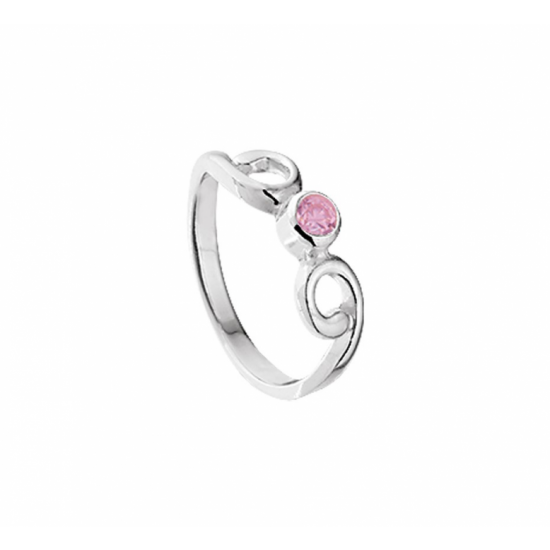 ring roze zirkonia - 2011242