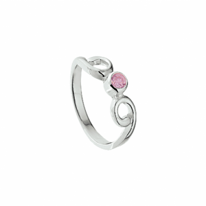 ring roze zirkonia - 2011242
