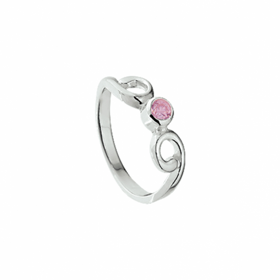 ring roze zirkonia - 2012259