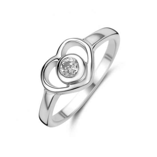 ring hart en zirkonia - 2012262