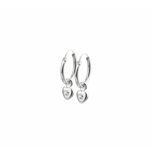 oorringhangers hart strass - 2011038