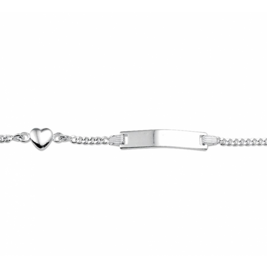 graveerarmband gourmette 4 zijdes geslepen plaat 4,2 mm - 2011384