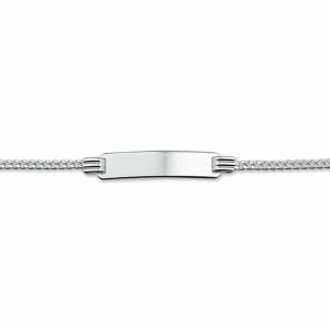 graveerarmband gourmette plaat 4,8 mm - 2010412 graveerarmband gourmette plaat 4,8 mm - 2010412