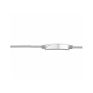 graveerarmband hart gourmette plaat 4,8 mm - 2011383 graveerarmband hart gourmette plaat 4,8 mm - 2011383