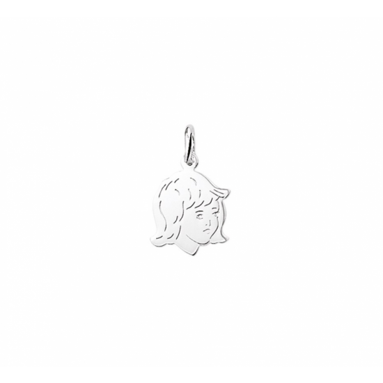 hanger meisje 17,5 x 13 mm - 2011275
