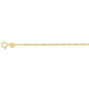 enkelbandje singapore 1,4 mm 24 - 26 cm - 2008020