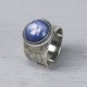 By Jeh ring zilver oxy met kyaniet - 2009317